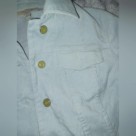 A Talbot's Corduroy Baby Blue Jacket - Picture 5 of 6